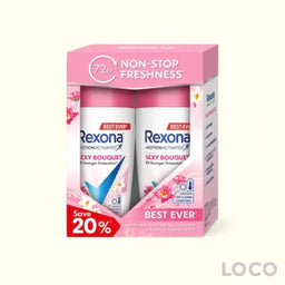 Rexona Women Roll On 72H 2x45ml Twin Pack - Sexy Bouquet