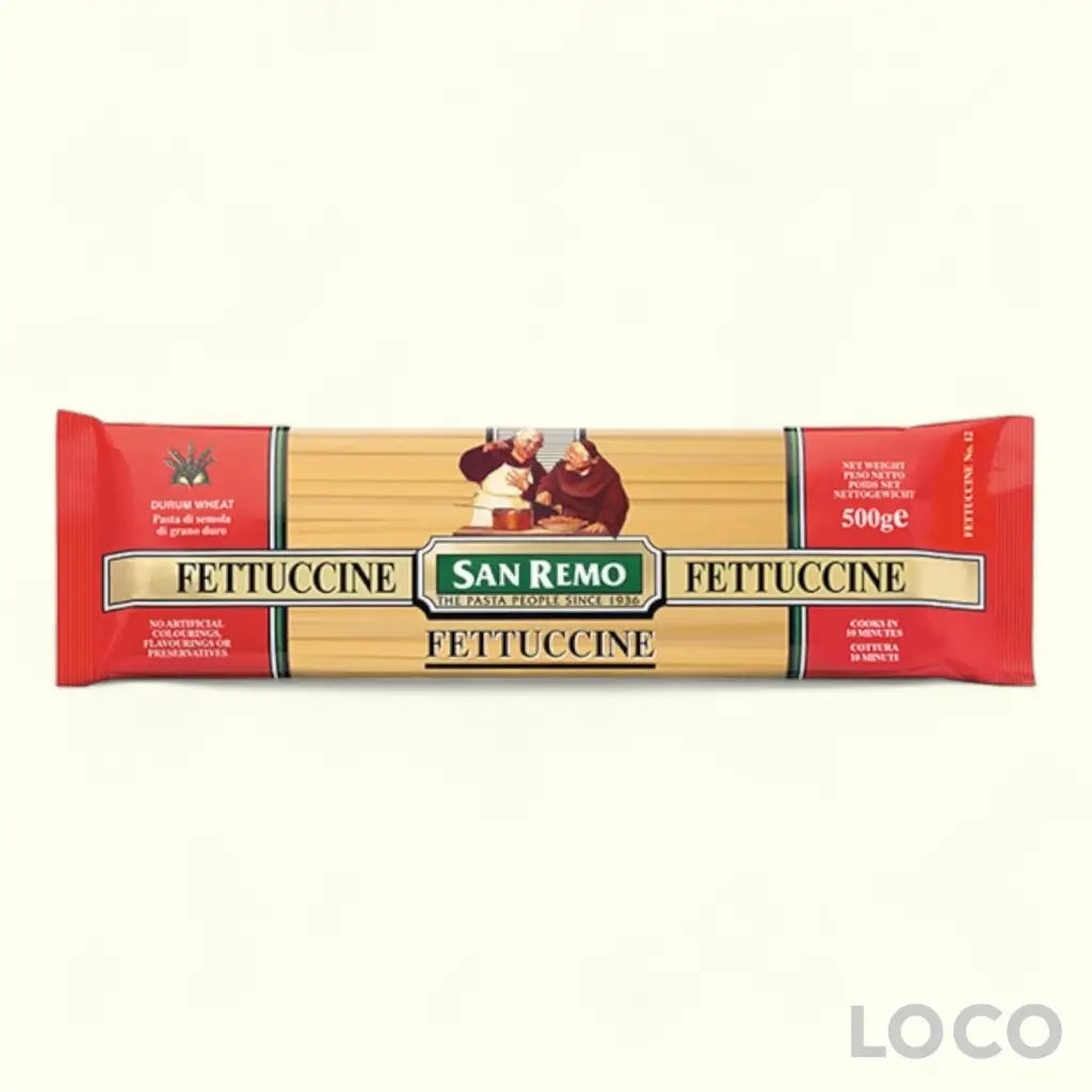 San Remo Pasta 500G - Plain Fettuccine