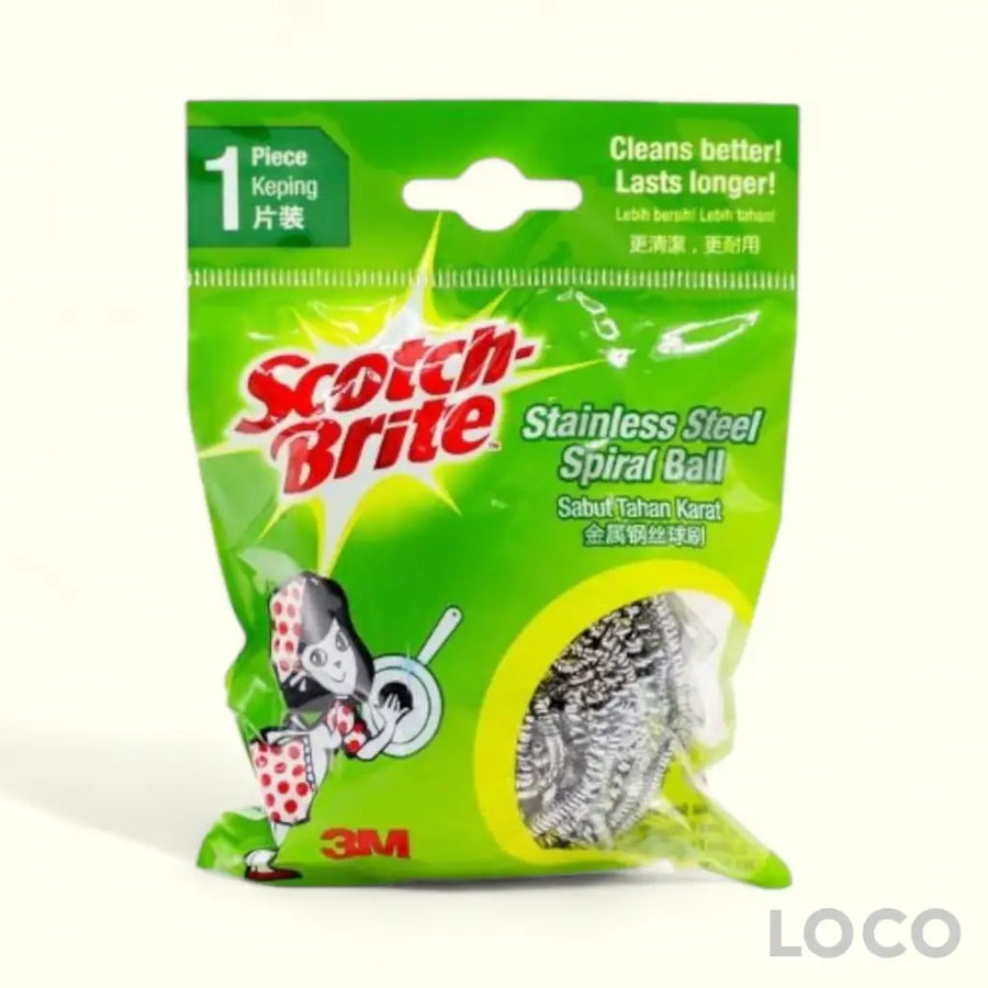 Scotch Brite Stainless Steel Spiral Ball 1S