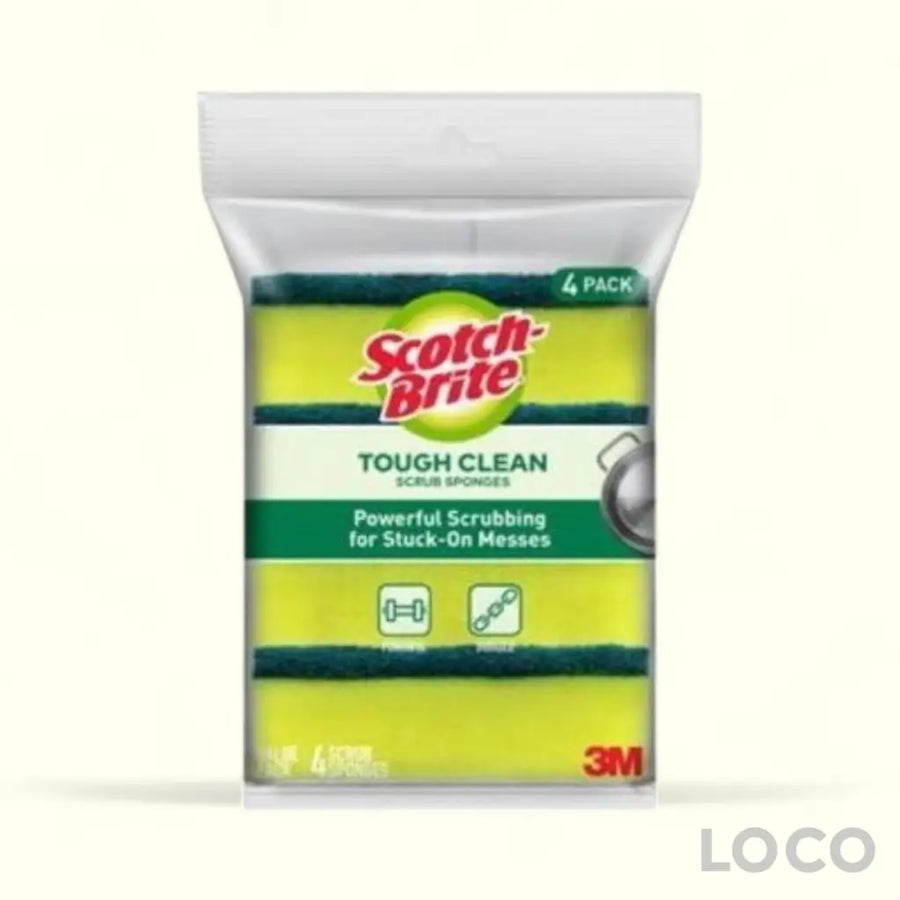 Scotch Brite Tough Clean 4S Scrub Sponge 214