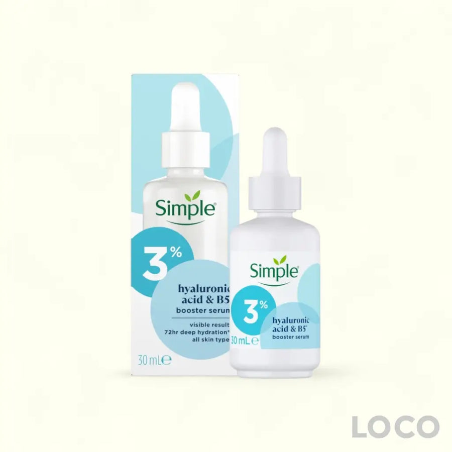 Simple 3% Hyaluronic Acid + B5 Booster Serum 30ml