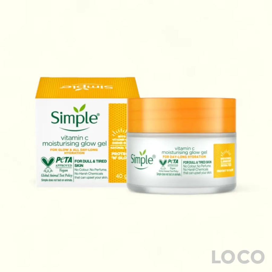 Simple Protect N Glow Vitamin C Moisturising Glow Gel 40g