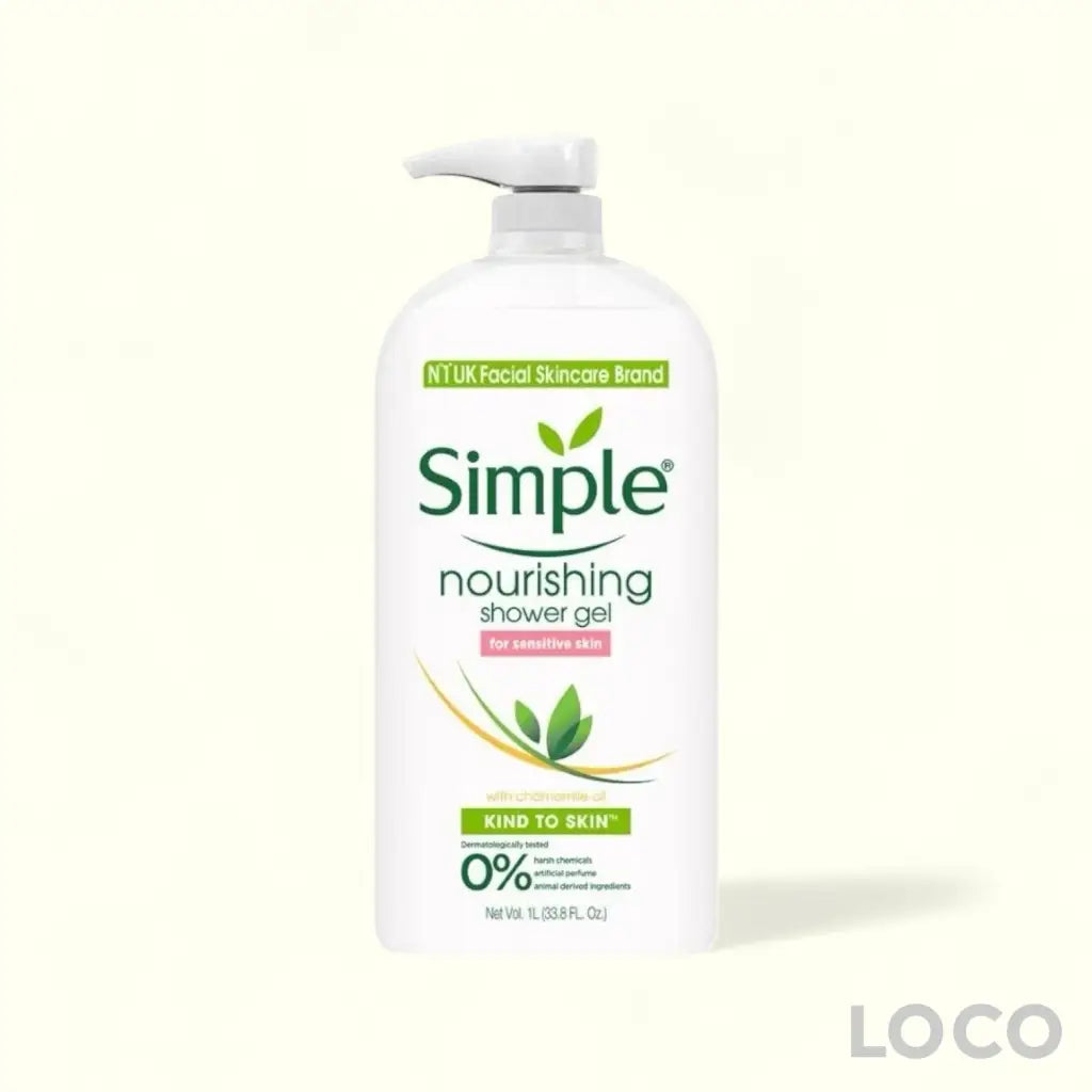 Simple Shower Gel 1L - Nourishing