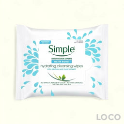 Simple Water Boost Hydrating Cleansing Wipes 25s