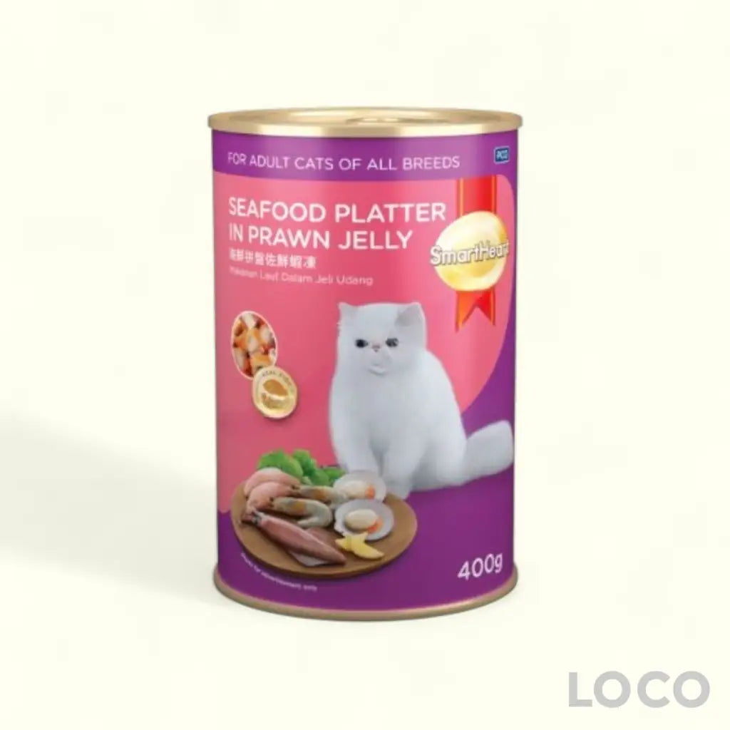 Smart Heart Cat Canned Food 400g - Seafood