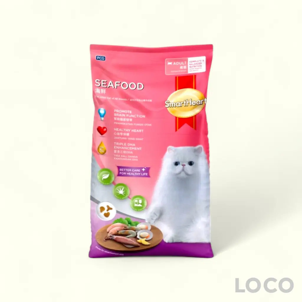 Smart Heart Dry Adult Cat Food 7kg - Seafood