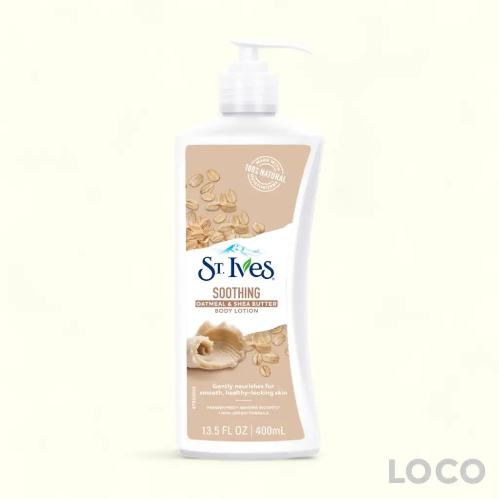 St Ives Body Lotion 400ml - Soothing Oatmeal & Shea Butter