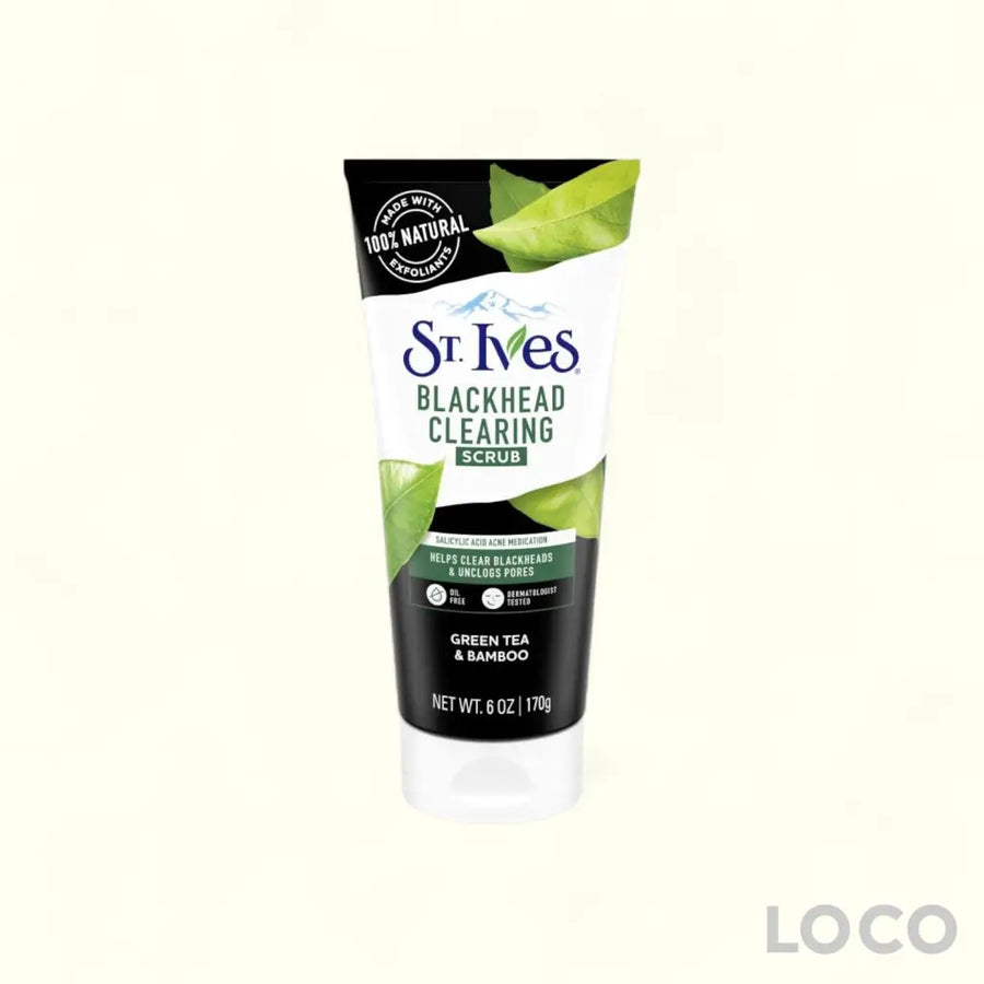 St Ives Facial Scrub 170g - Blackhead Clearing Green Tea &