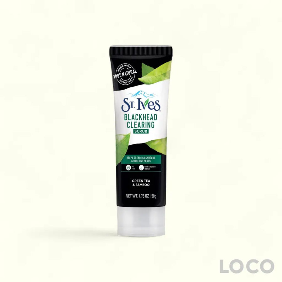 St Ives Facial Scrub 50g - Blackhead Clearing Green Tea &