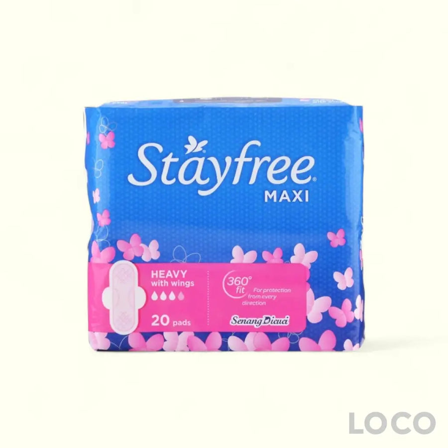 Stayfree Feminine Pads Cottony Soft Maxi Wing 20S