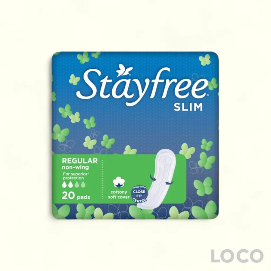 Stayfree Feminine Pads Cottony Soft Slim Non-Wing 20S