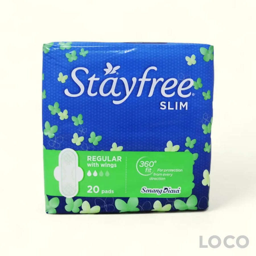 Stayfree Feminine Pads Cottony Soft Slim Wing 20S