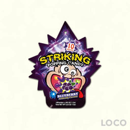 Striking Popping Candy 15G Hang Stripe - Blueberry