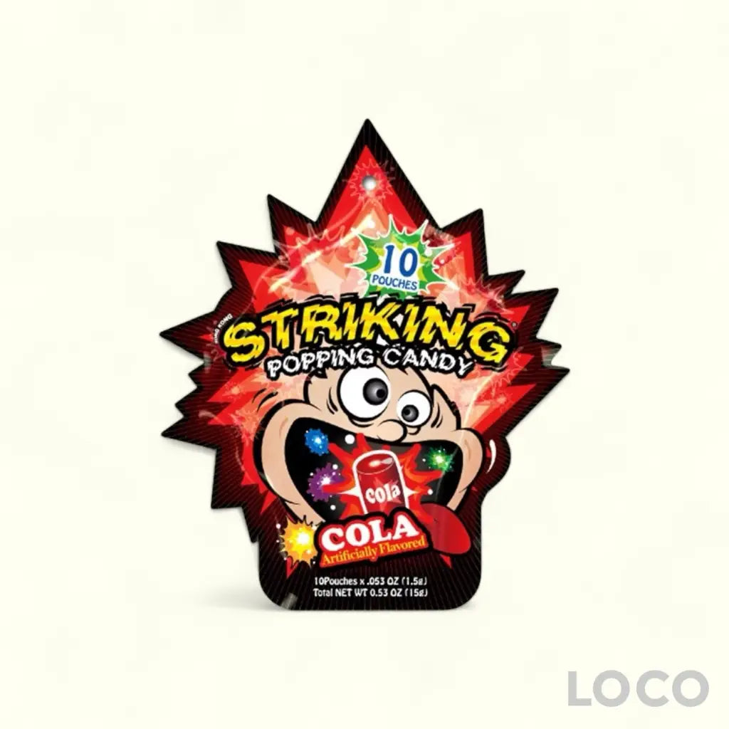 Striking Popping Candy 15G Hang Stripe - Cola