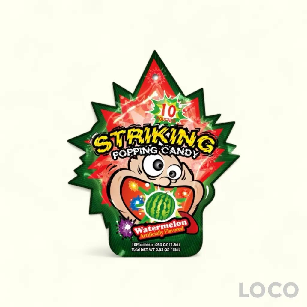 Striking Popping Candy 15G Hang Stripe - Watermelon
