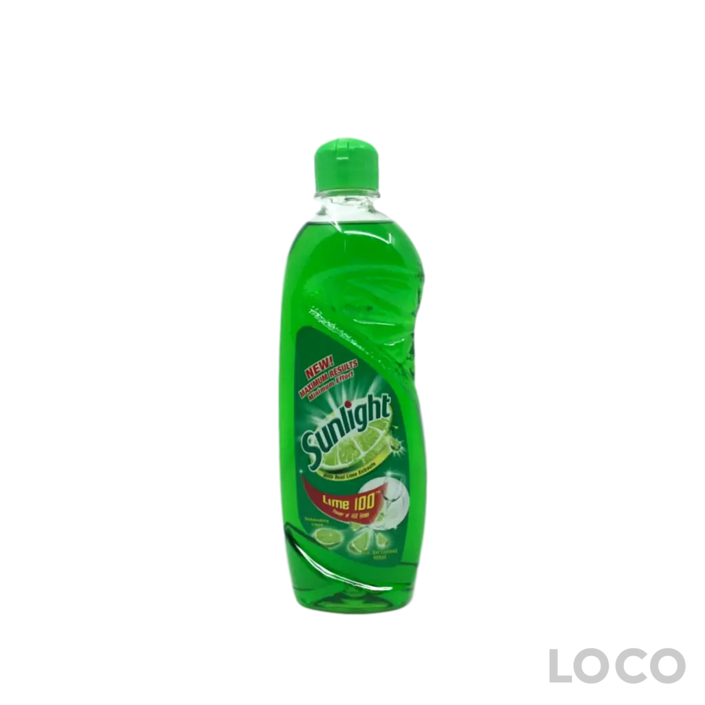 Sunlight Dishwash Liquid Lime 400ml - Household