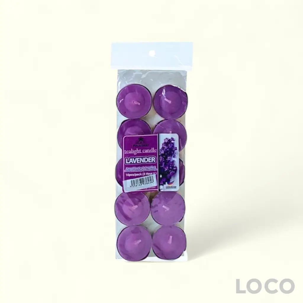 Tea Light Candles 10S - Lavender