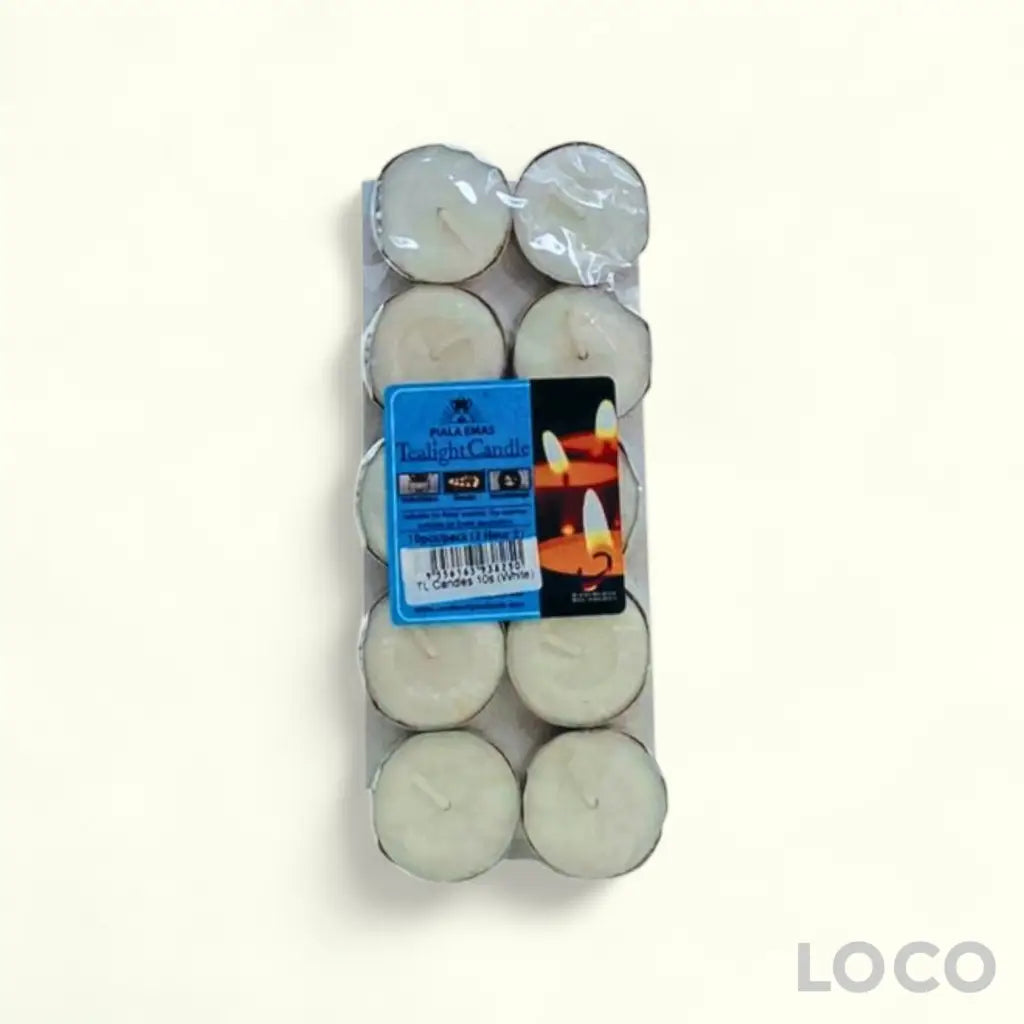 Tea Light Candles 10S - White