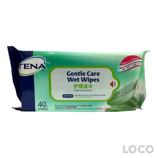 TENA Gentle Clean Adult Wipes 40s - Adult Care