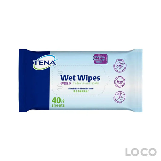 TENA PROskin Adult Wipes 40s - Adult Care