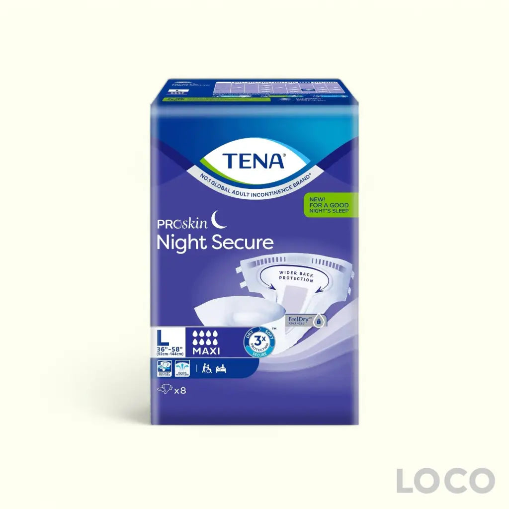 TENA Proskin Night Secure Adult Diapers Pants Type - Adult