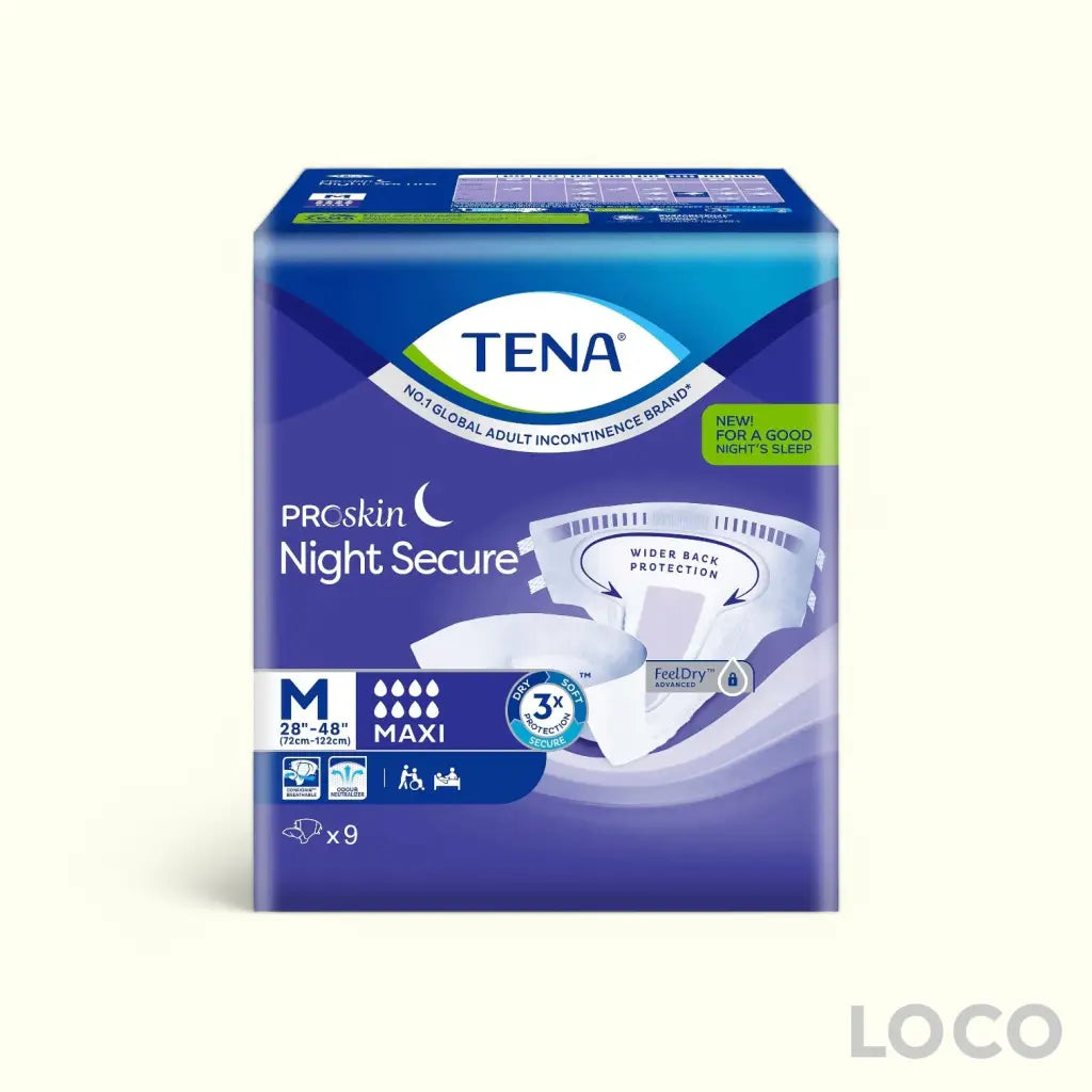 TENA Proskin Night Secure Adult Diapers Pants Type - Adult