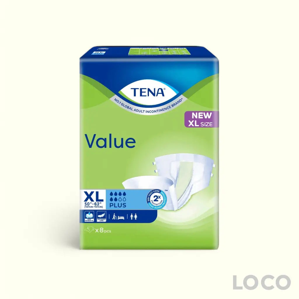 TENA Value Adult Diapers Open Type - Adult Health