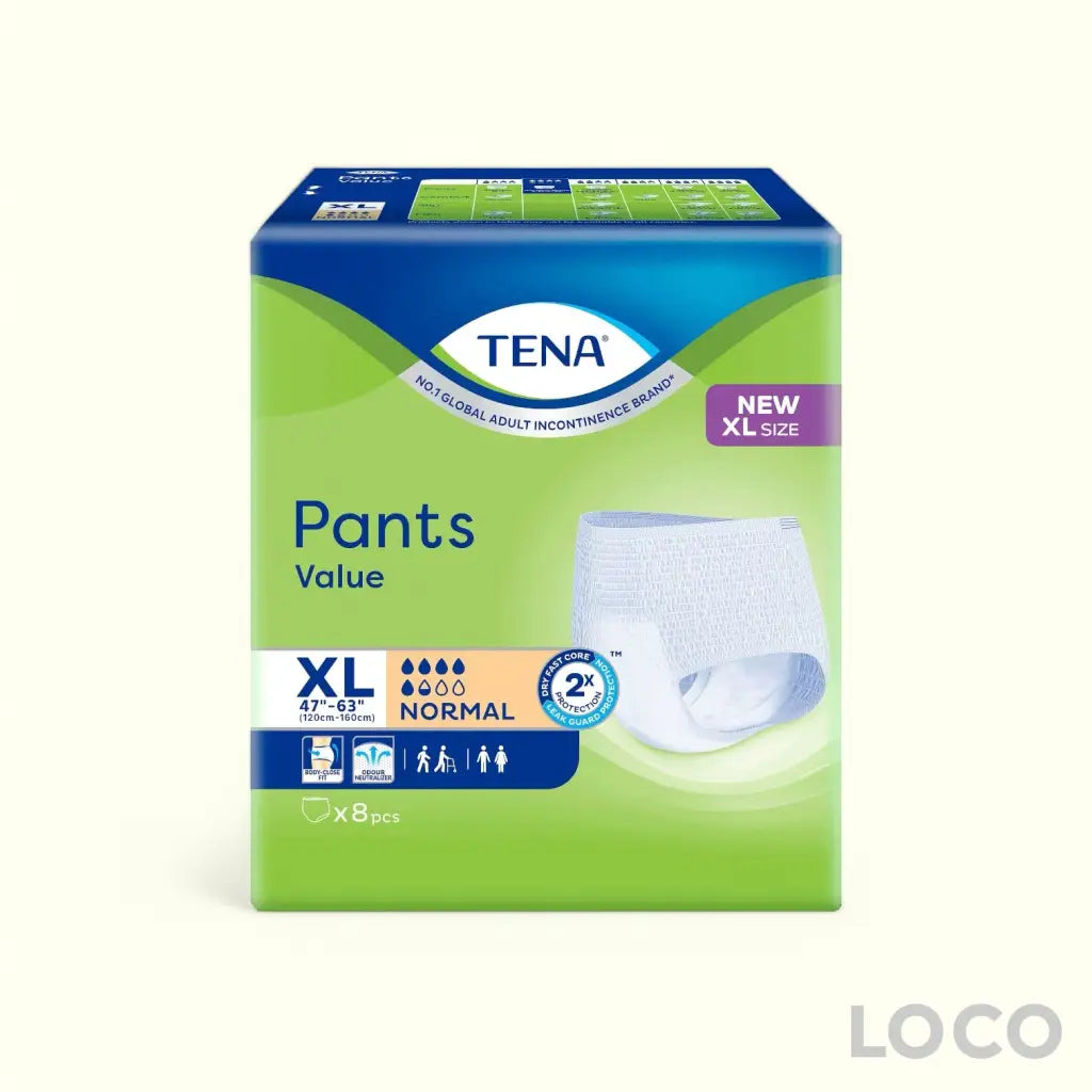 TENA Value Adult Diapers Pants Type - Adult Health
