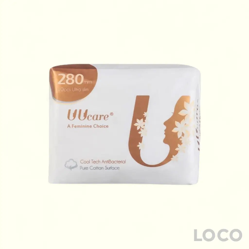 UUCare Cool Tech Antibacterial Feminine Pads Day 280mm 10S