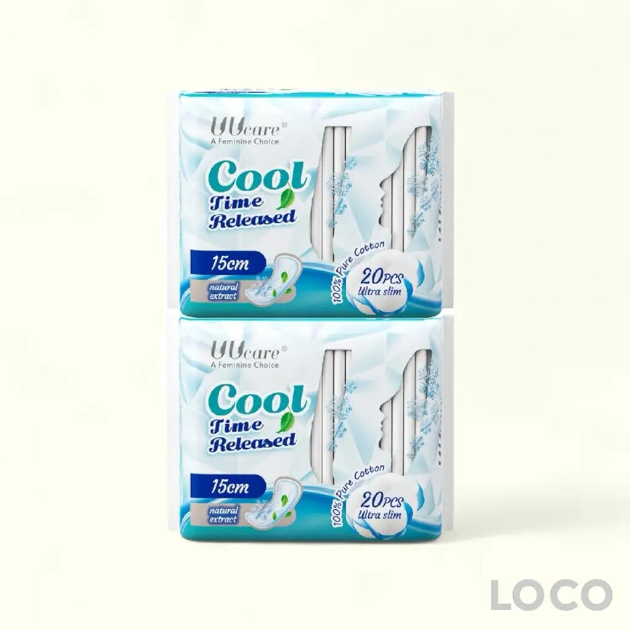 UUCare Cool Tech Antibacterial Pantyliner 15cm 40S
