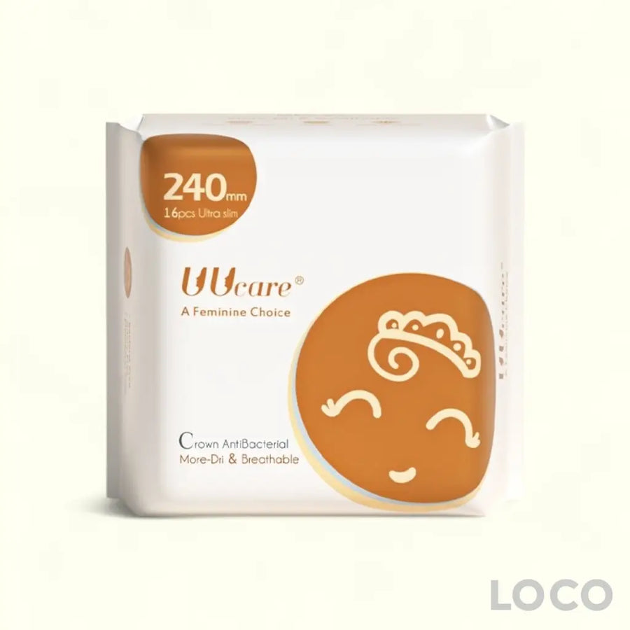 UUCare Crown Antibacterial Feminine Pads Day 240mm 16S