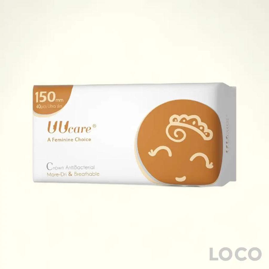 UUCare Crown Antibacterial Pantyliner 150mm 40S