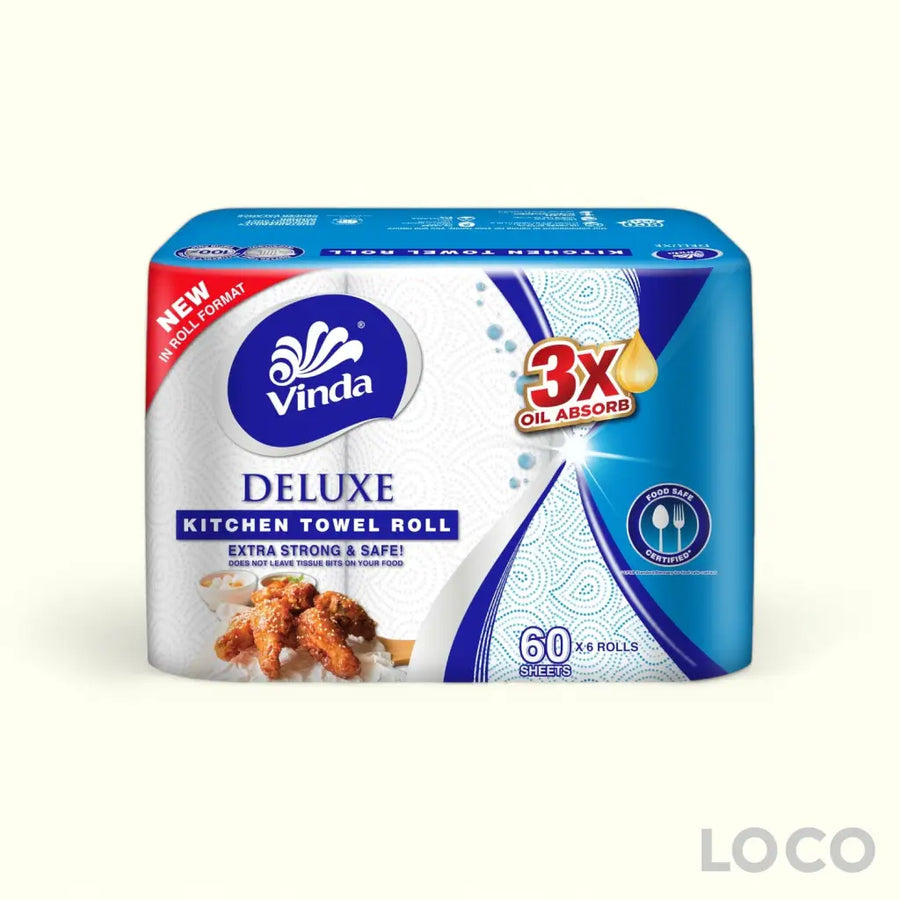 Vinda Kitchen Roll (6x60s) - Paper & Cotton