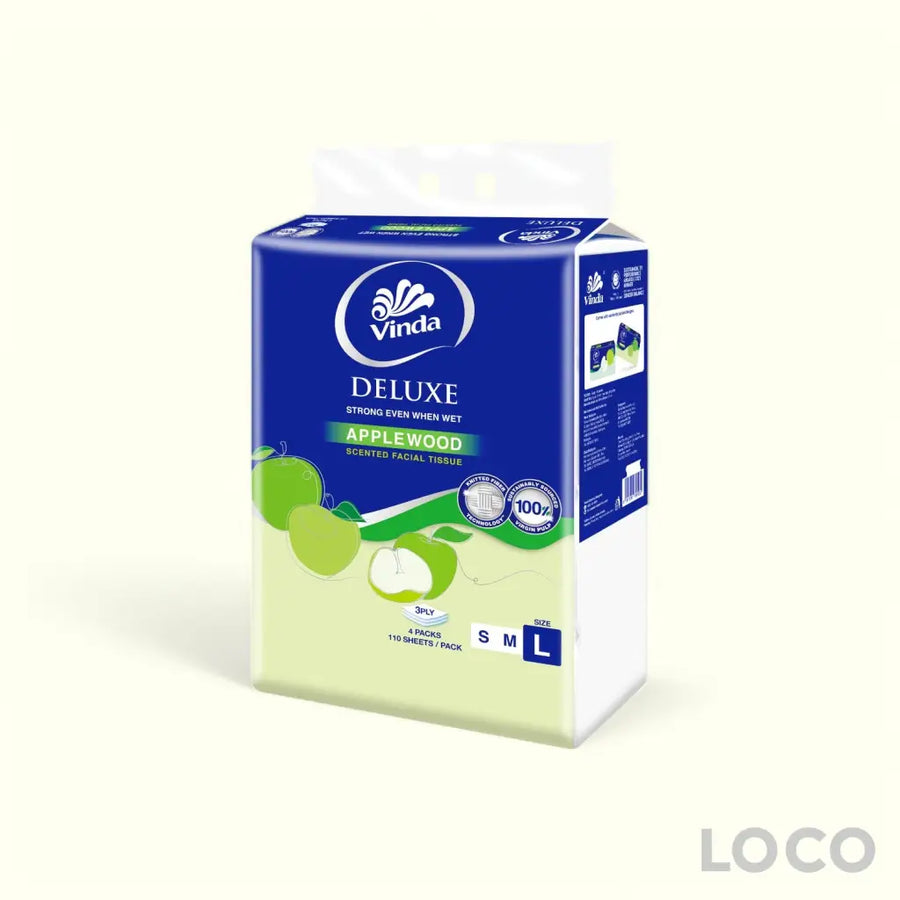 Vinda Soft Pack Facial Tissue 3ply AW (4X110s) - Paper &