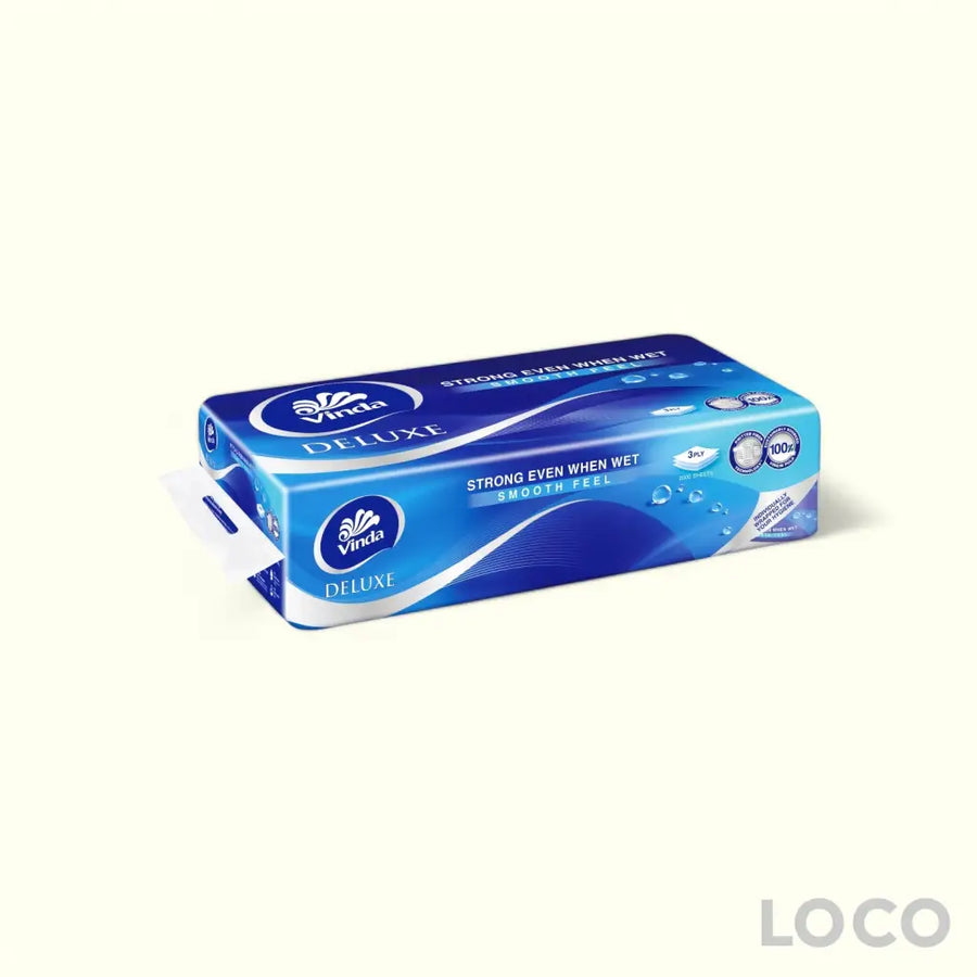 Vinda Toilet Roll 3ply Jumbo 8 Rolls - Paper & Cotton