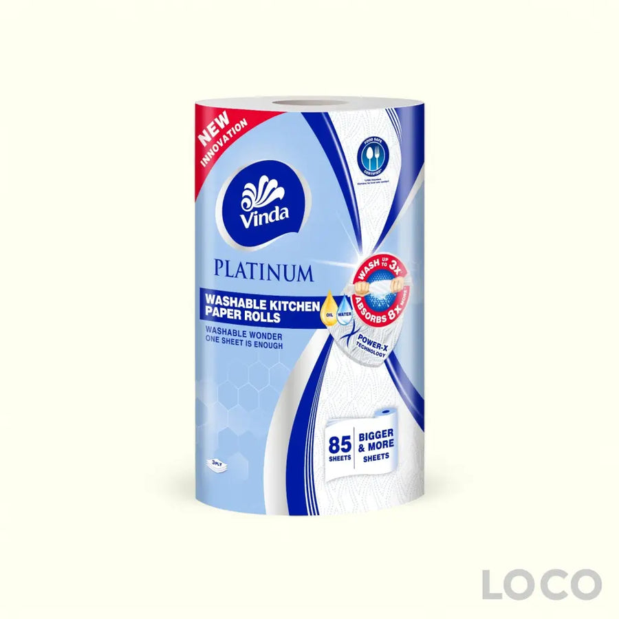 Vinda Washable Kitchen Roll (1x85s) - Paper & Cotton