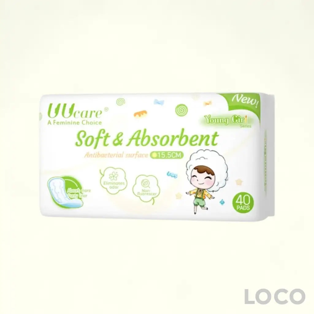 Young Girl Antibacterial Pantyliner 15.5cm 40S