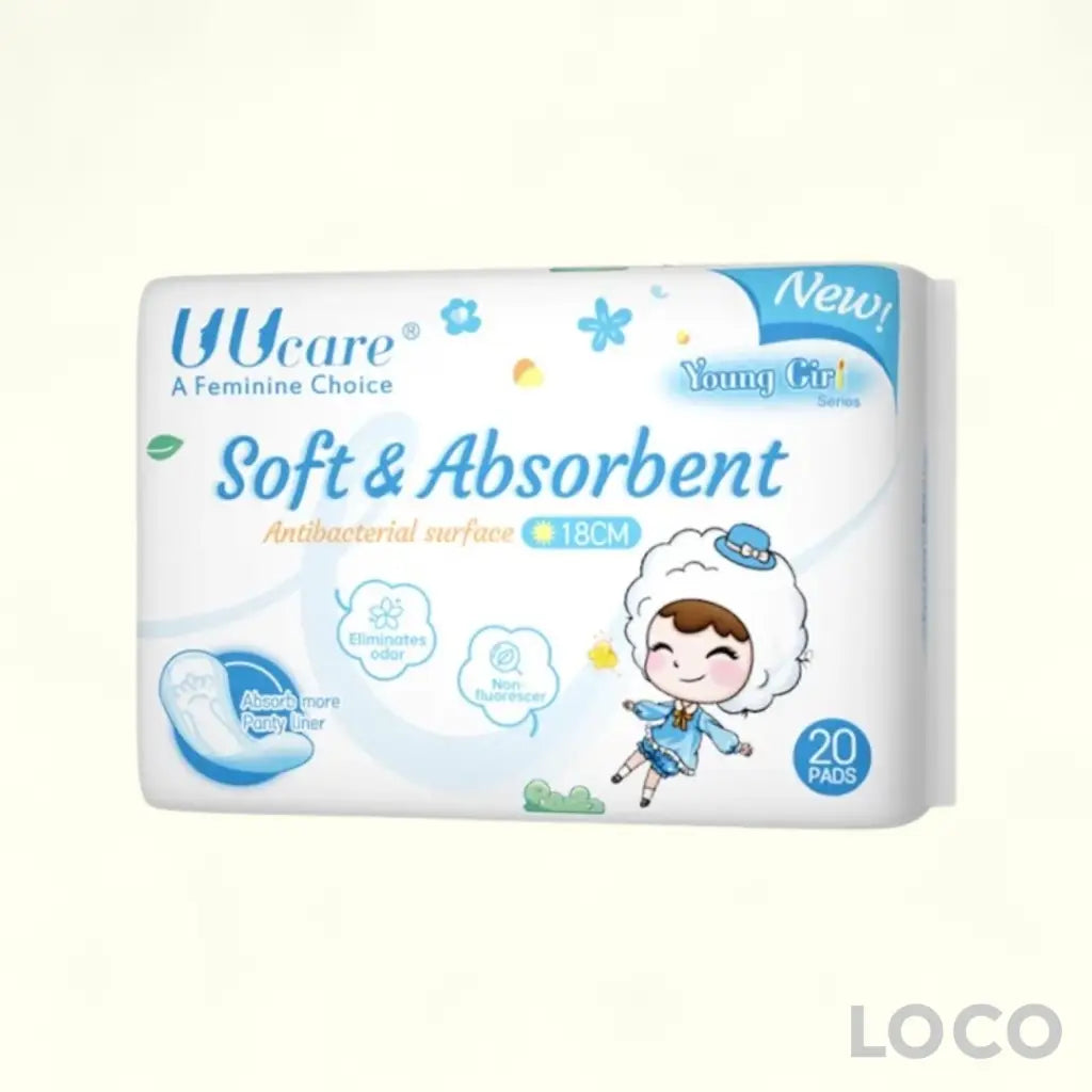Young Girl Antibacterial Pantyliner 18cm 20S