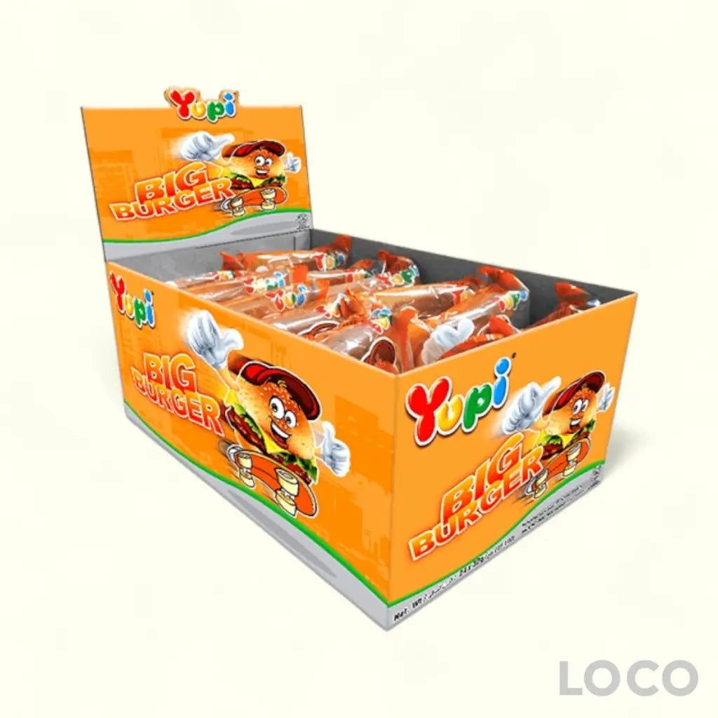 Yupi Gummy 18X28G - Big Burger