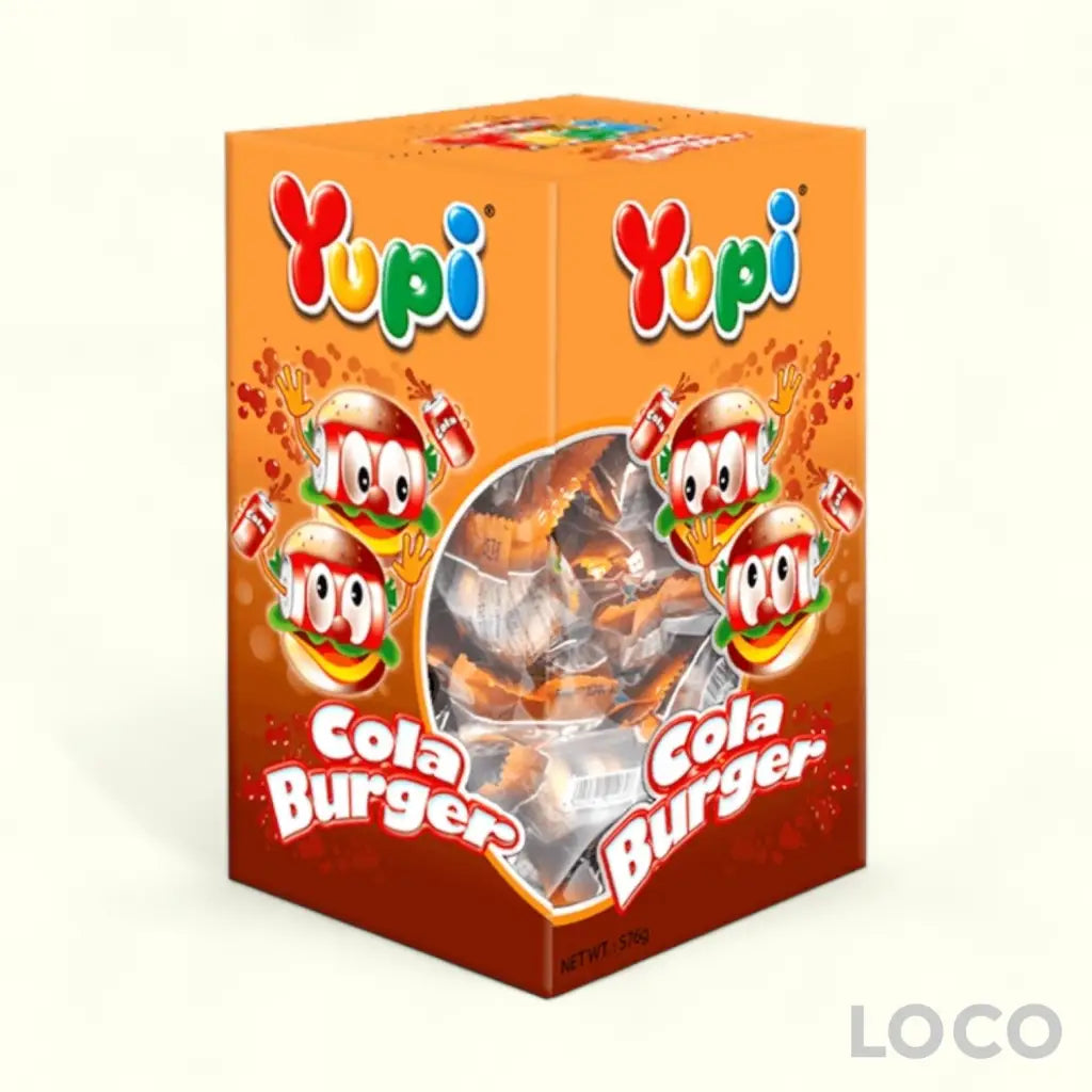 Yupi Gummy Box of 72s - Cola Burger Double 72X7G