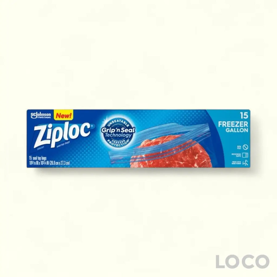 Ziploc Freezer Gallon Easy Open Tab 15S