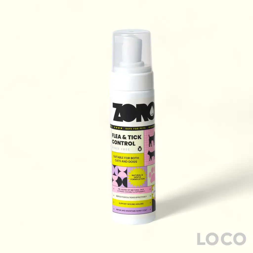 ZORO Flea & Tick Control Waterless Shampoo 200ML
